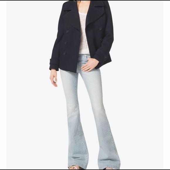 NWT Michael Kors Striped Flared Jeans 👖2 & 4 - Picture 2 of 7